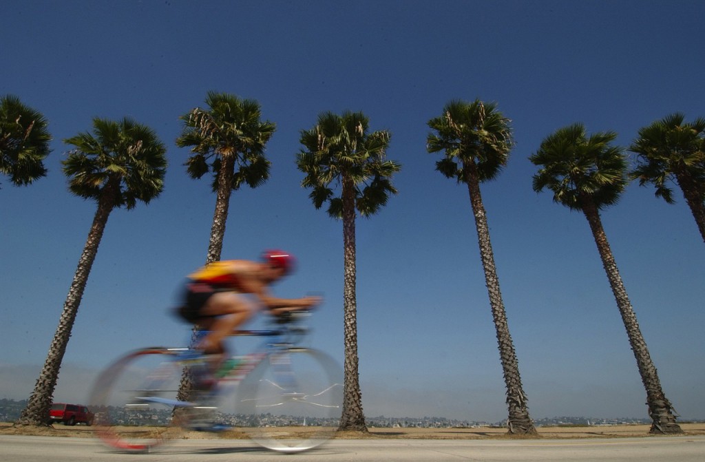 san diego man on bike