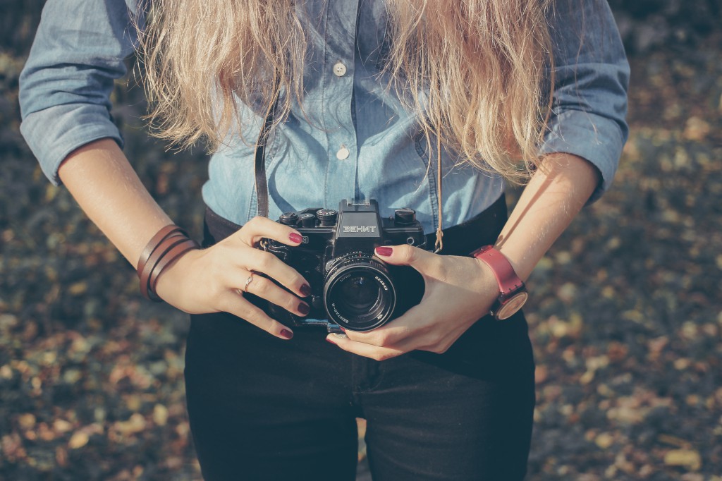 photographer with camera