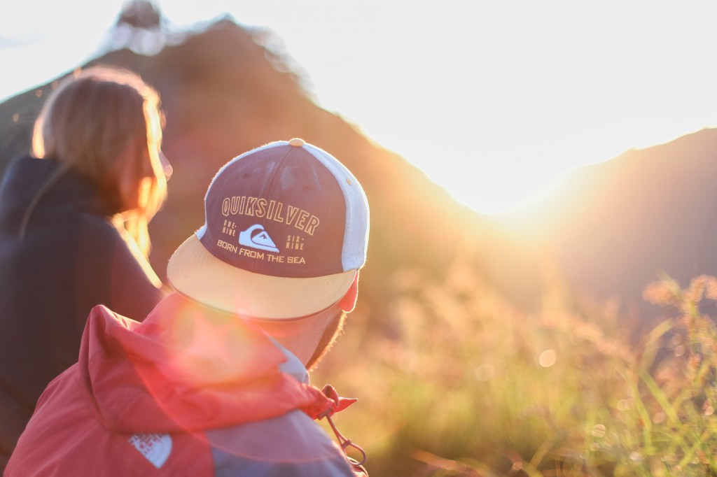 couple on a hike